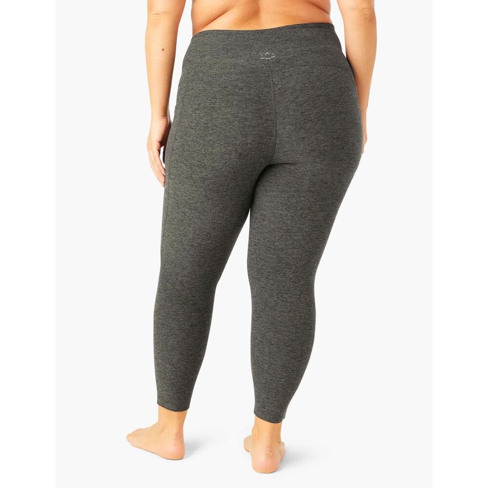 Beyond Yoga Spacedye Out Of Pocket High Waisted Midi Legging 4X Black Charcoal - Picture 4 of 7